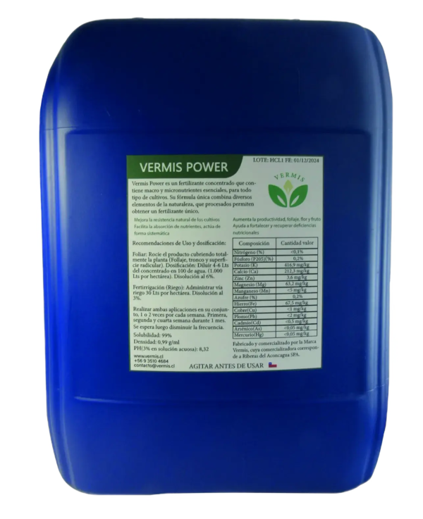 Vermis Power 20 Lts